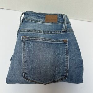 Judy Blue Skinny Fit Distressed Mid-Rise Lemon Patch Jean Size 5/27 Style #88233